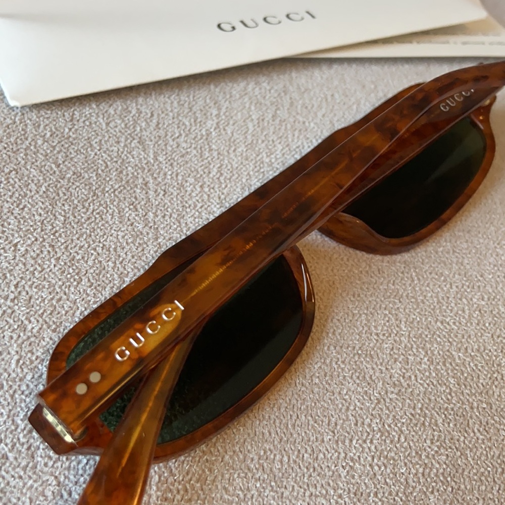 NWT Authentic Gucci 53mm Rectangle Sunglasses - Picture 5 of 10